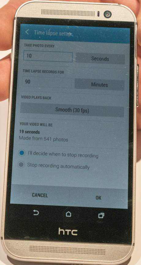 HTC RE timelapse