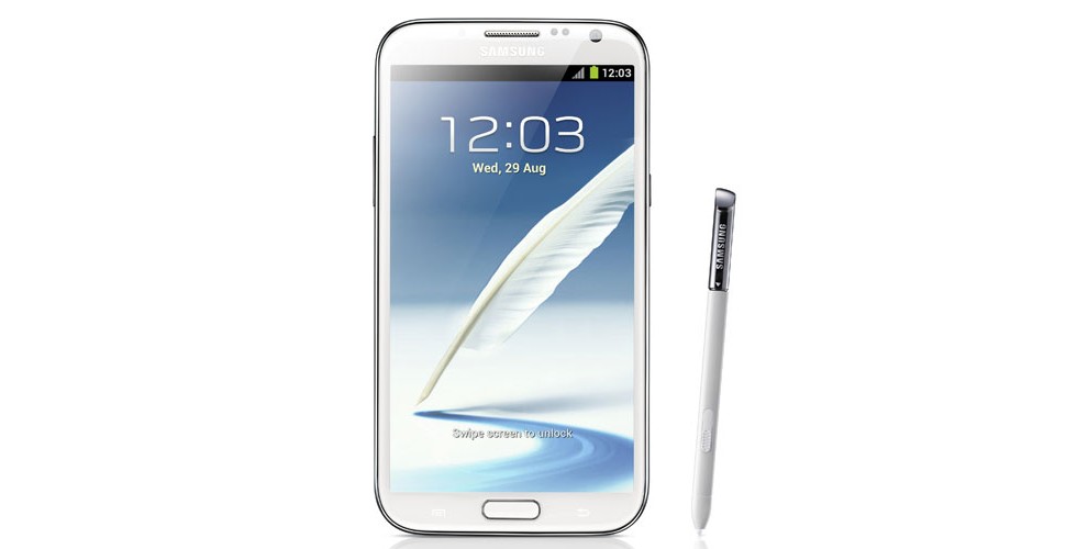 Samsung Galaxy Note II i butikerna