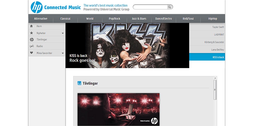 HP Connected Music