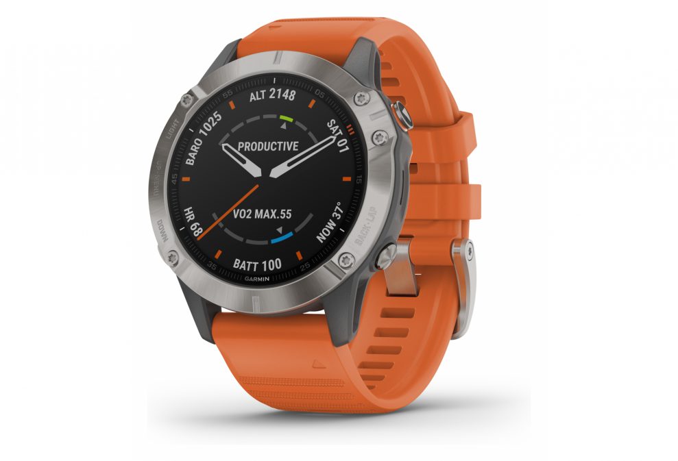 Garmin fēnix 6 Pro orange band