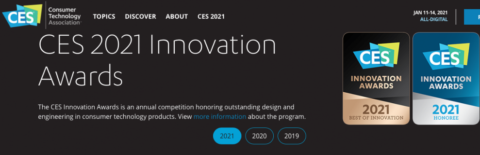 Här är vinnarna av CES Innovations Awards 2021