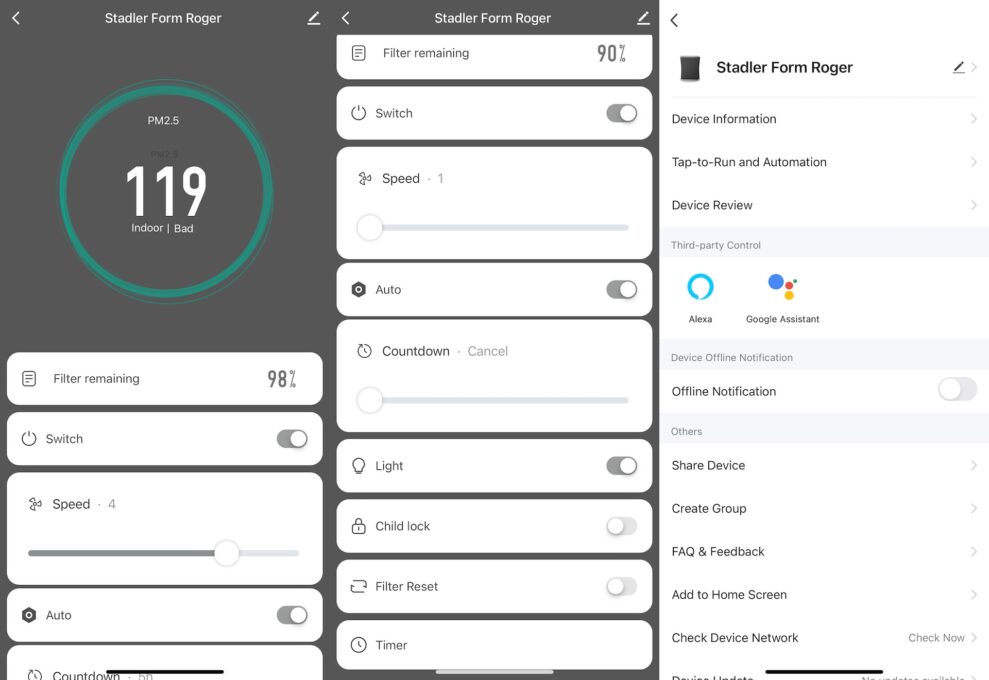 Stadler Form Roger app