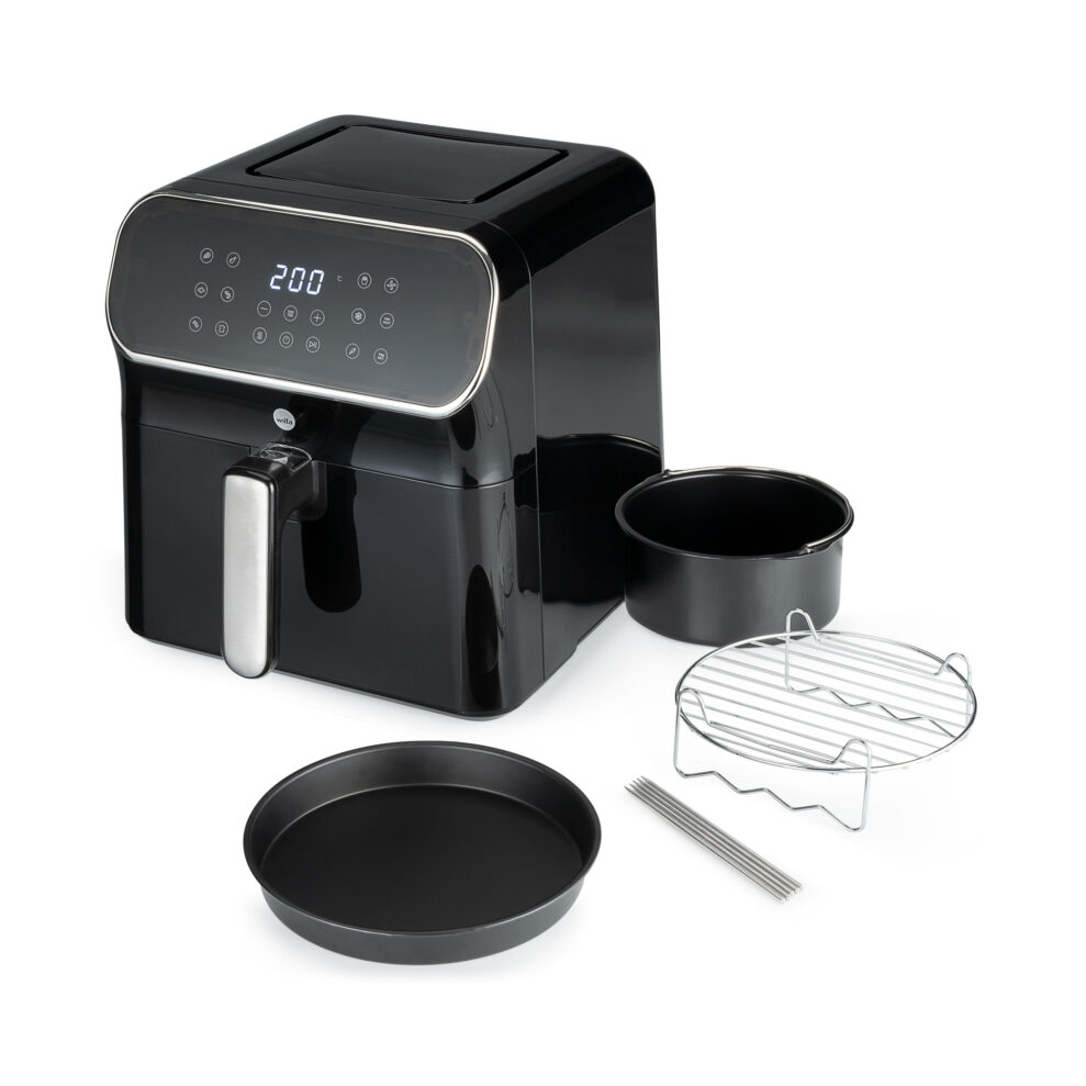 Air Fryer Crispier AF2B 550 angled accessory