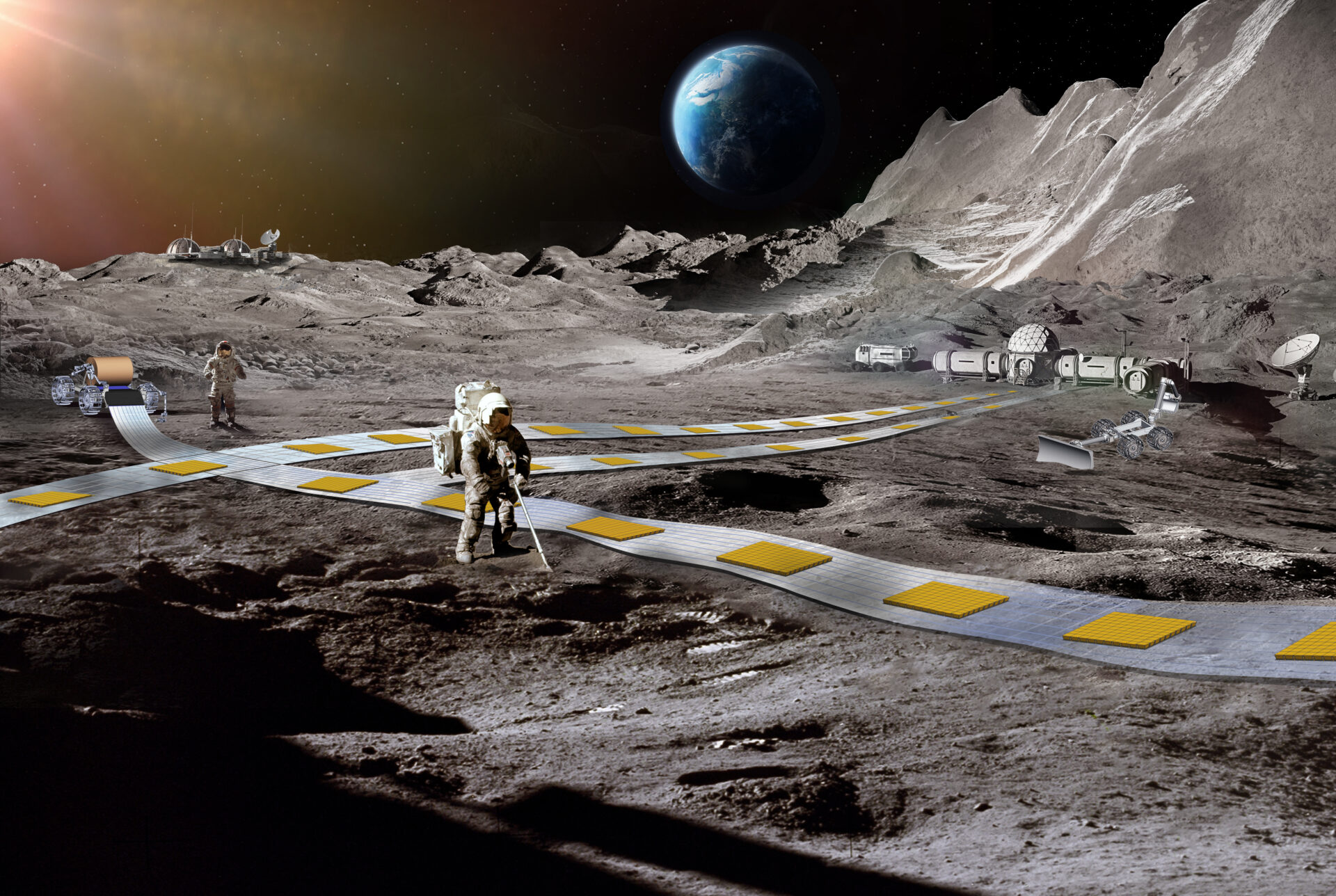 NASA planerar att bygga robottåg för månbasen