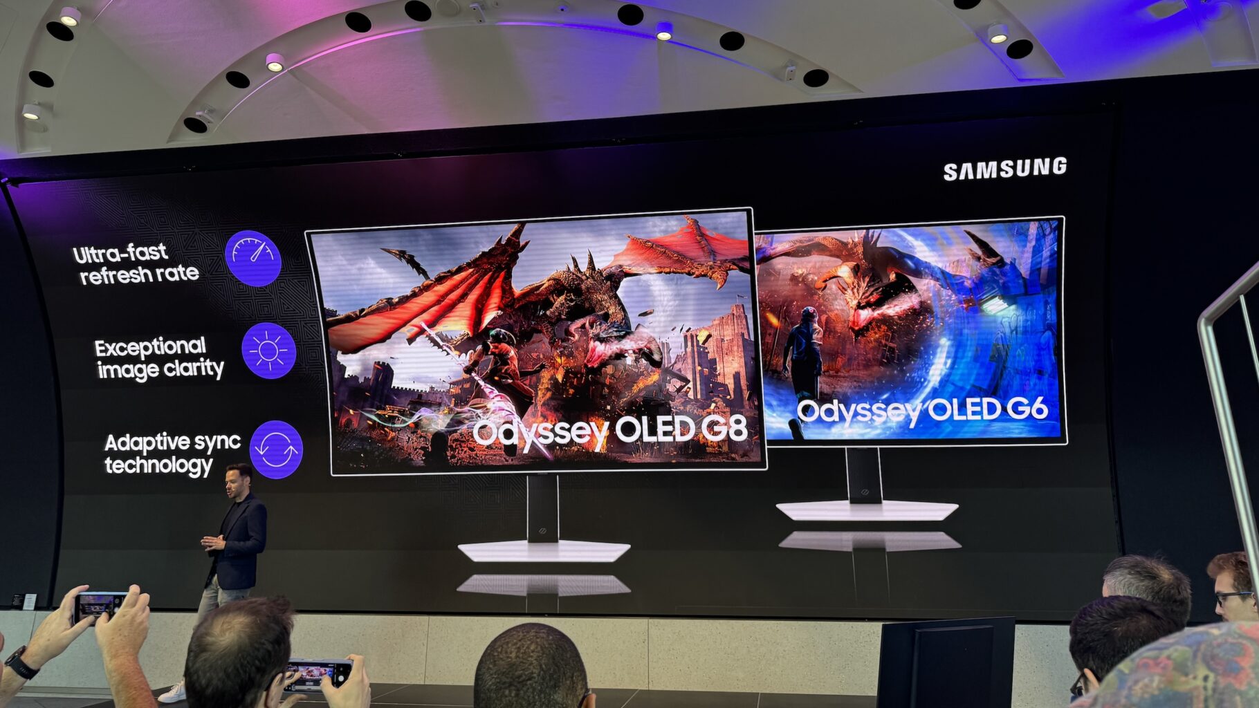 Smarta OLED-gamingskärmar från Samsung