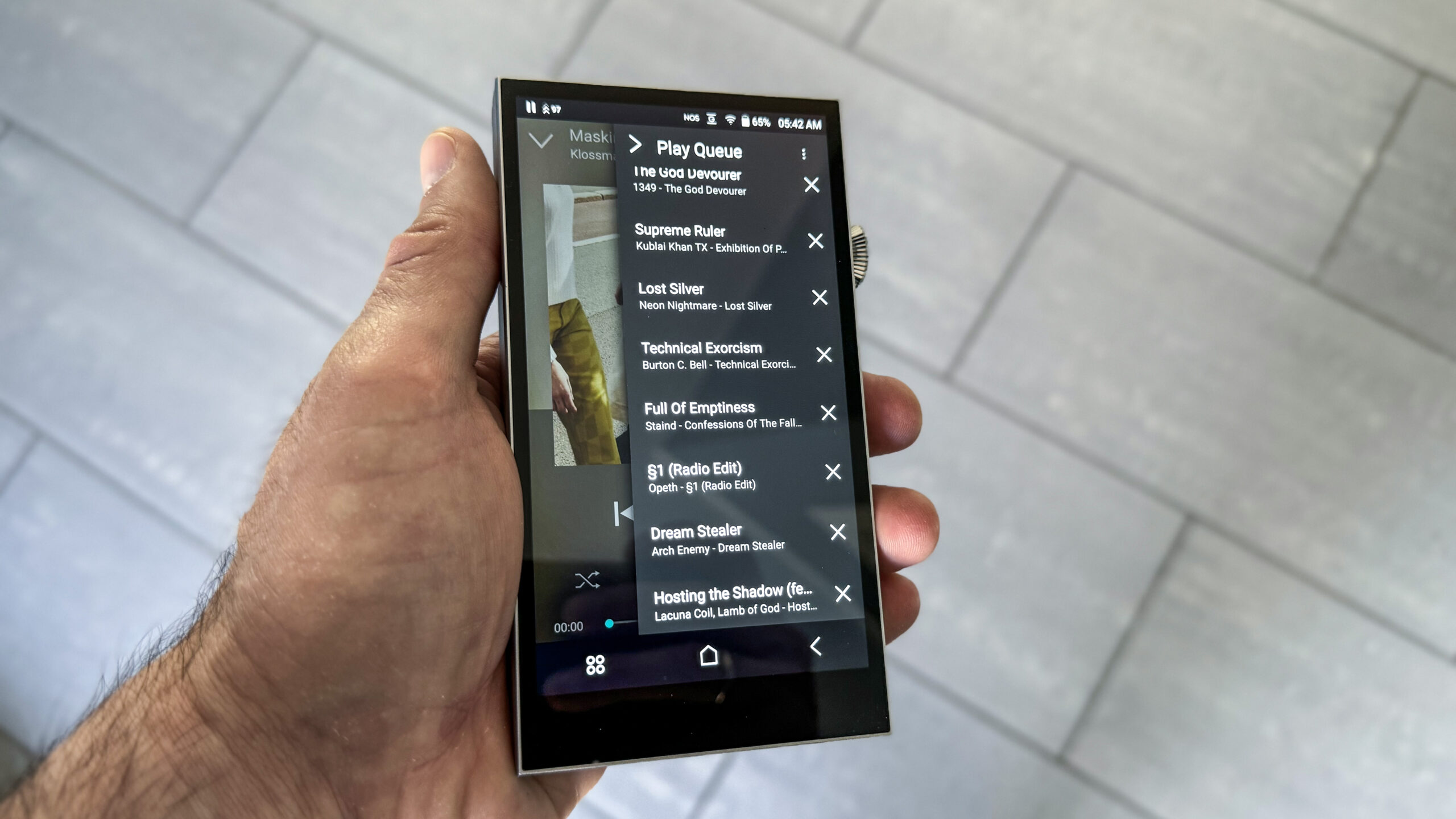 Astell & Kern SE300 playlist GeirNordby