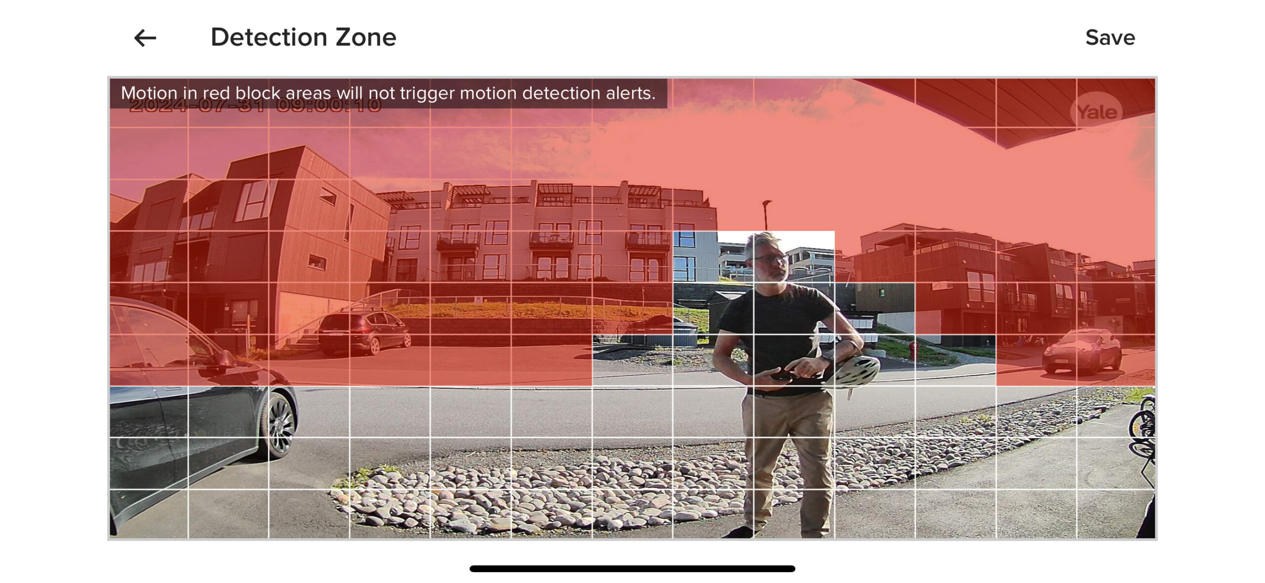 Yale Smart Video Doorbell detection zones scaled 2