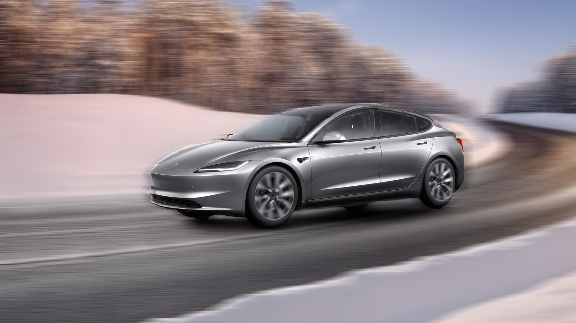 Tesla Model 3 går över 700 km