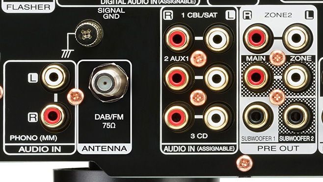 Inputs Marantz Stereo 70s