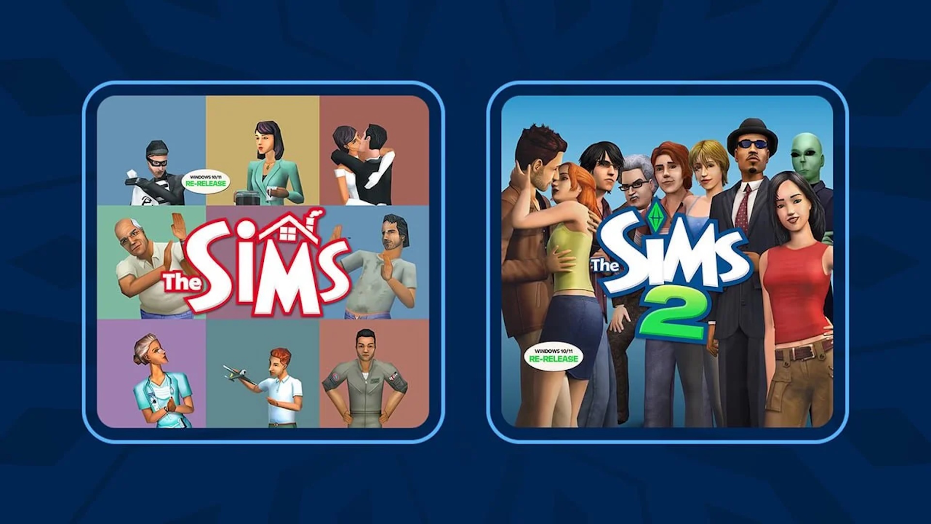 Nysläpp av Sims 1 och 2 för Windows 10