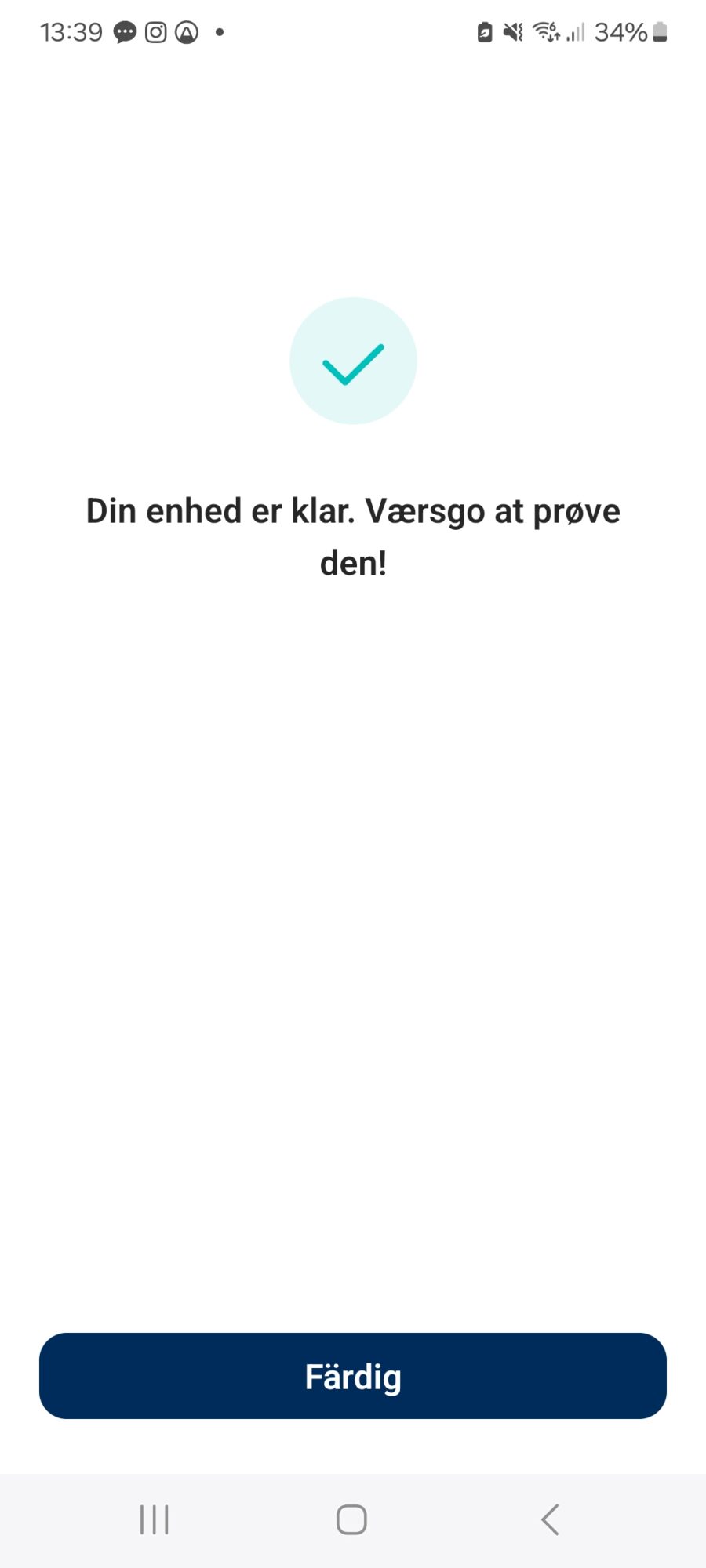 Levoit språket i appen 3