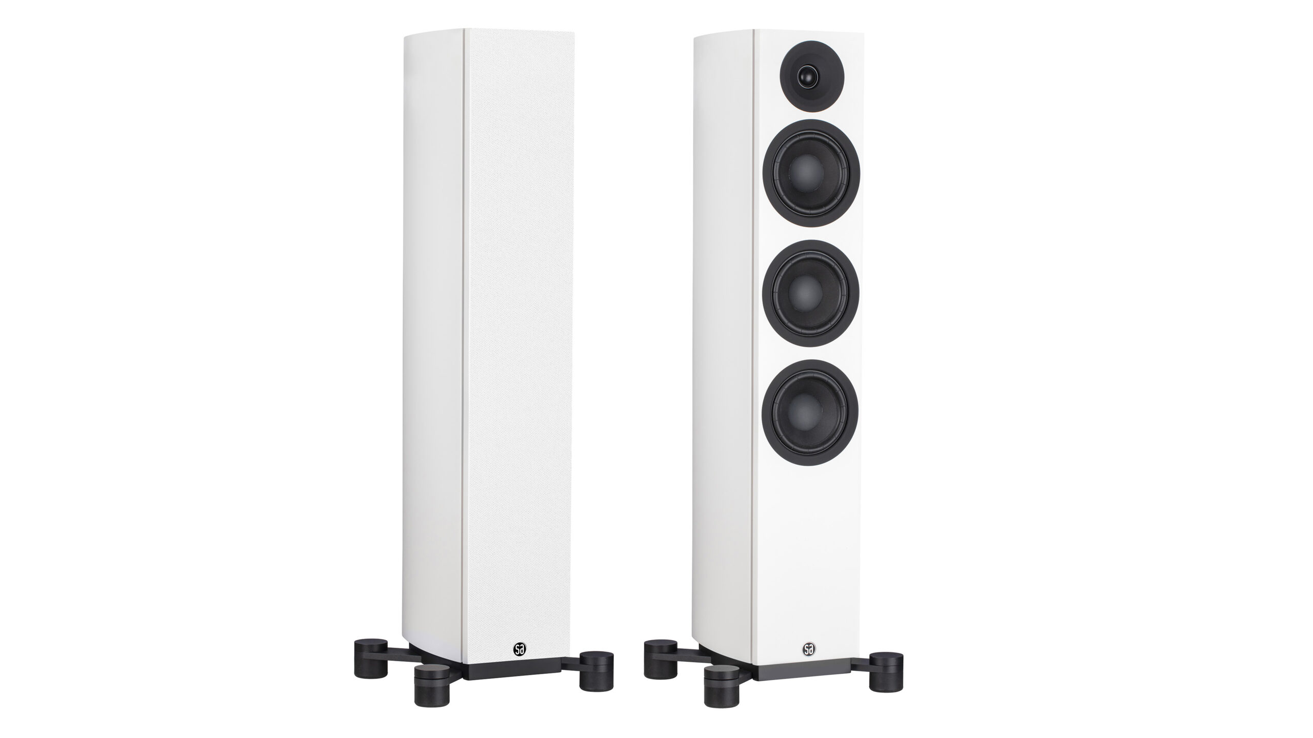 System Audio 40.2 Silverback DS white pair