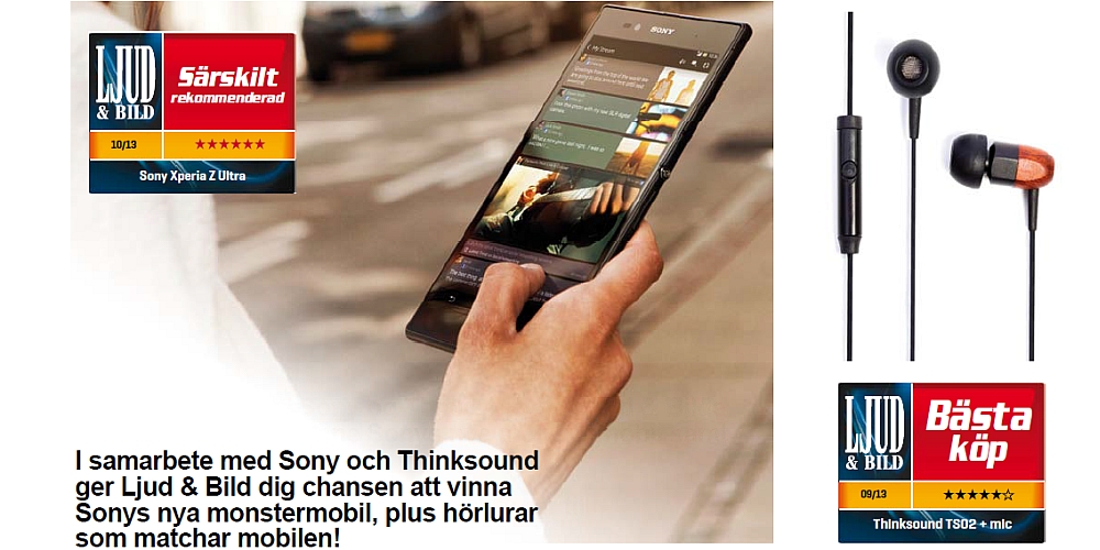 Vinnarna i Xperia Z Ultra tävlingen